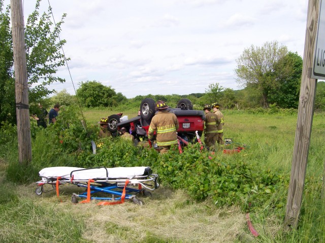 Rt. 30 Vehicle Collision with Rescue, 05-23-2008.